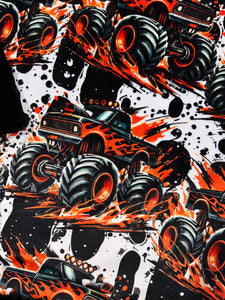 Orange Monster Truck Adult Size