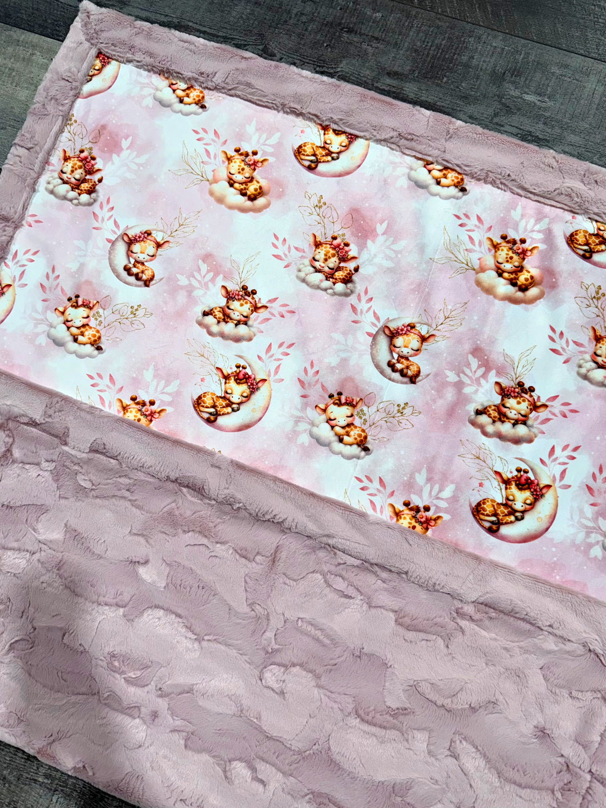 Sweet Sleepy Giraffes XL Crib Size
