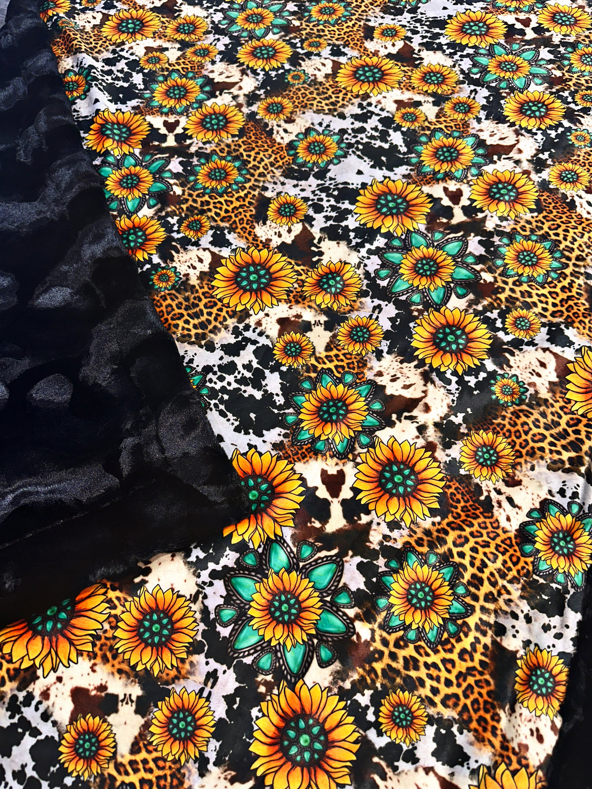 Western Sunflowers XL Crib Size
