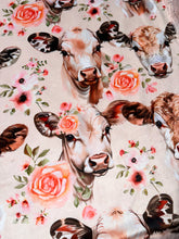 Load image into Gallery viewer, Gorgeous Floral Cows XL Adult Size