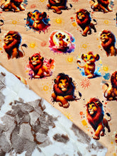 Load image into Gallery viewer, Lion Throw Size