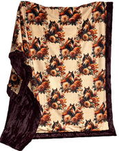 Load image into Gallery viewer, Floral Horses XL Adult Size