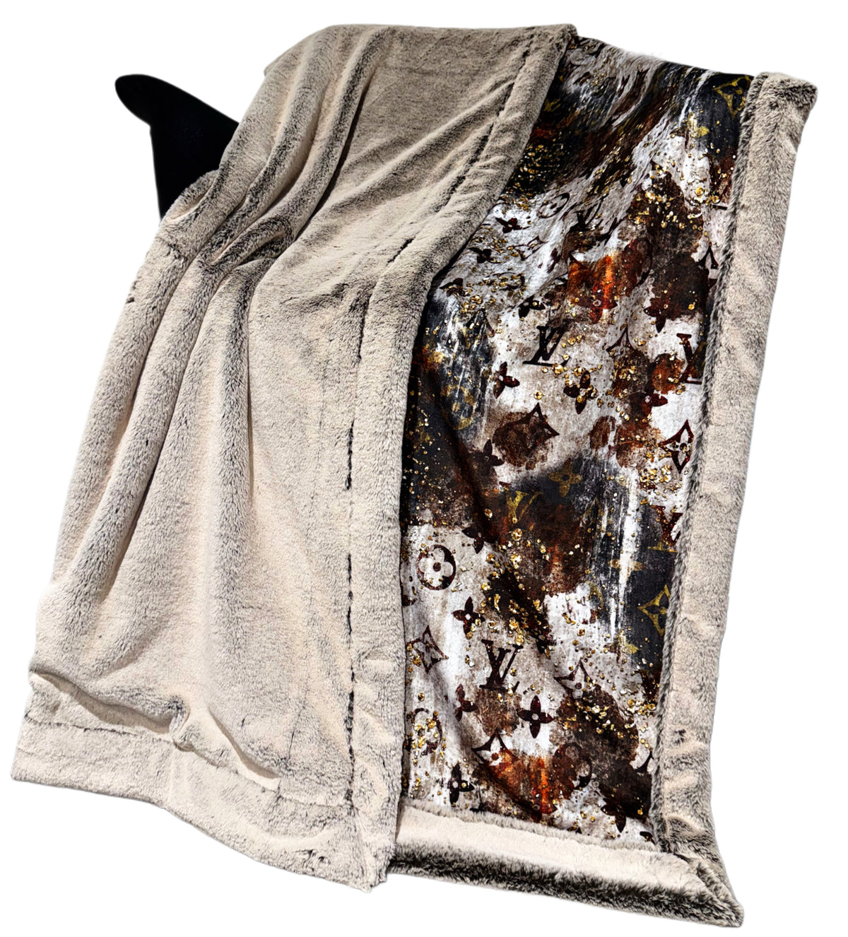 Extra Luxe Designer + Chocolate Almond Frosted Baby Seal XL Adult Size