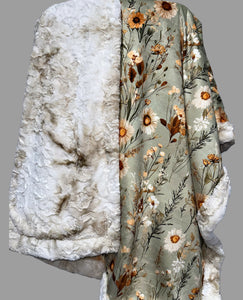 Country Florals Throw Size