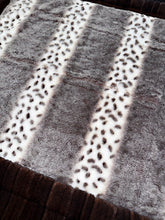 Load image into Gallery viewer, Double Extra Luxe Alaskan Truffle Bunny + French Roast Vienna Throw Size