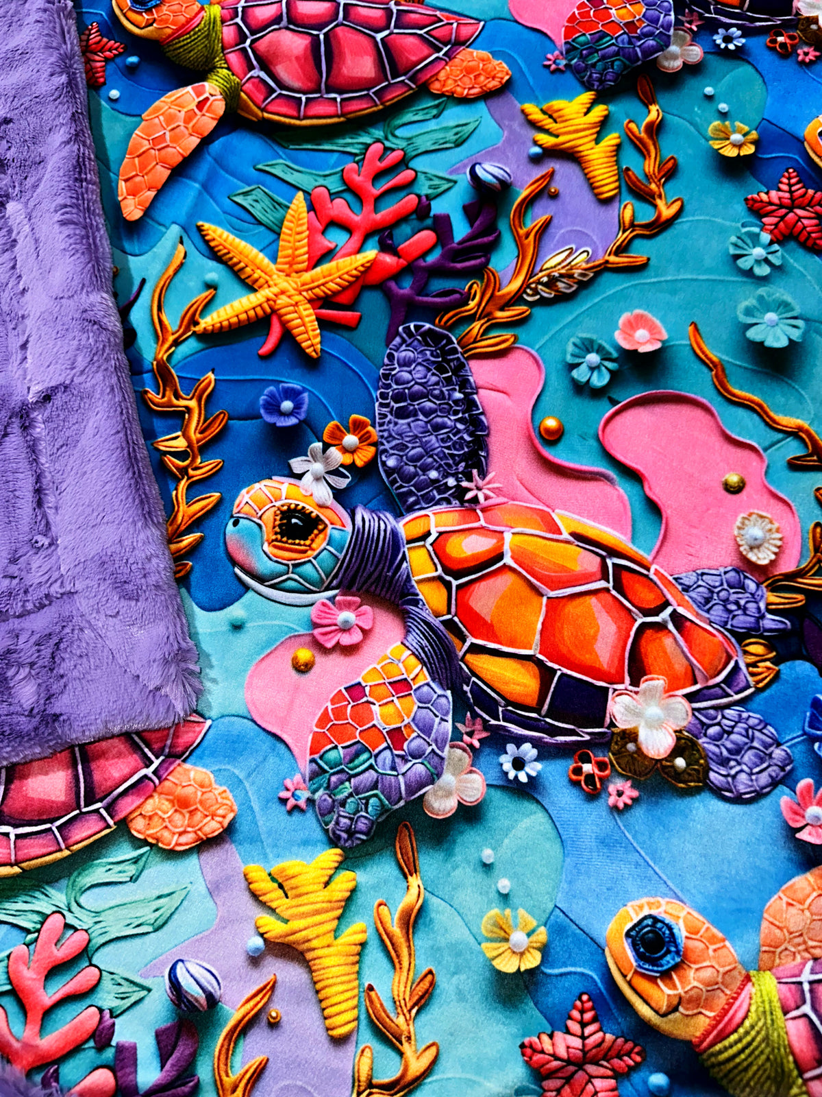 Embroidered Sea XL Adult Size