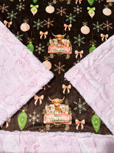 Load image into Gallery viewer, Pretty Christmas Cows XL Adult Size