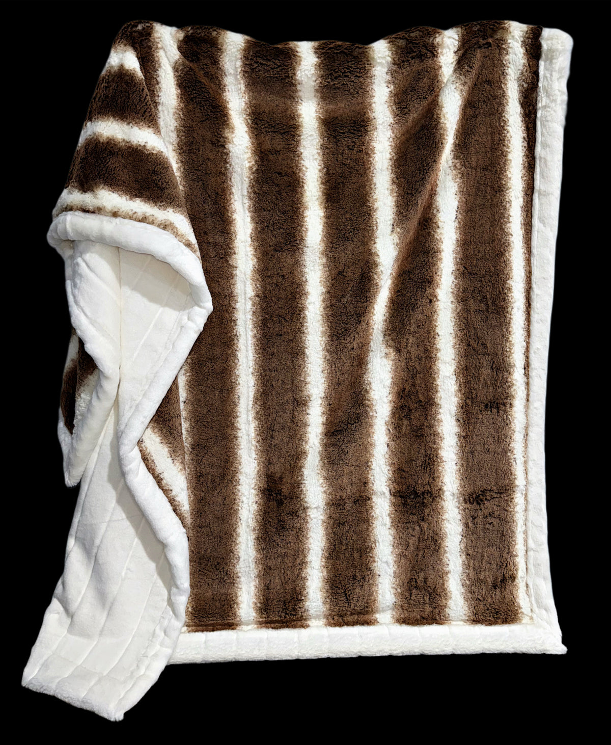 Double Extra Luxe Arctic Chinchilla Rustic + Natural Sydney XL Adult Size