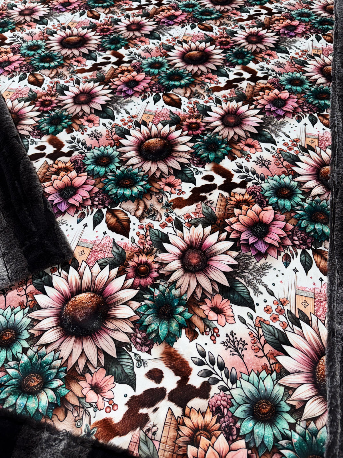 Cow Florals XL Adult Size