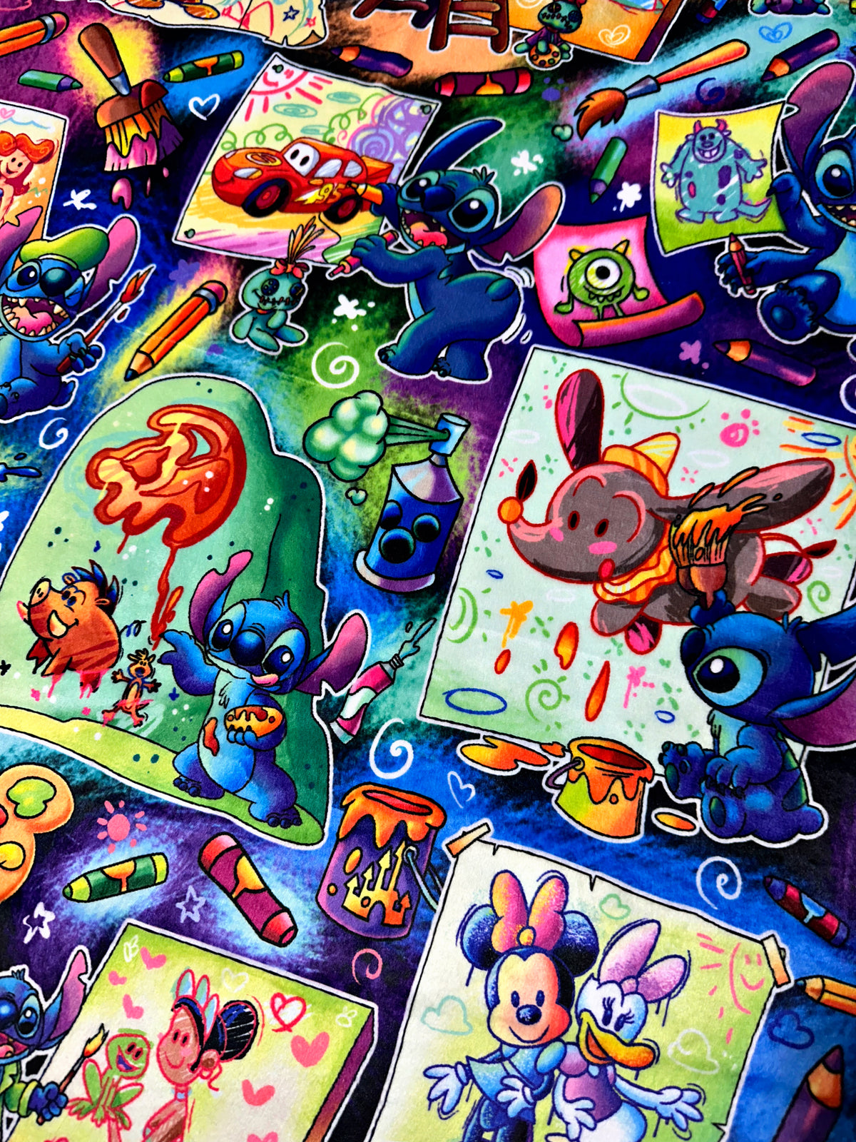 Stitchy Art Throw Size