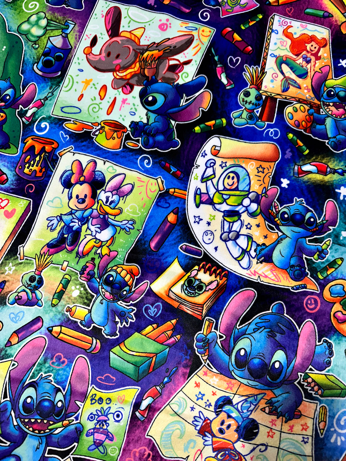 Stitchy Art Throw Size