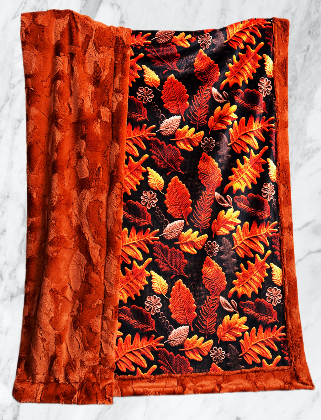 Rust Autumn Leaves XL Adult Size