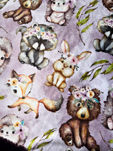 Load image into Gallery viewer, Woodland Pretty Girls XL Crib Size
