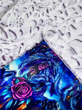 Load image into Gallery viewer, Floral Tribal Wolves XL Adult Size