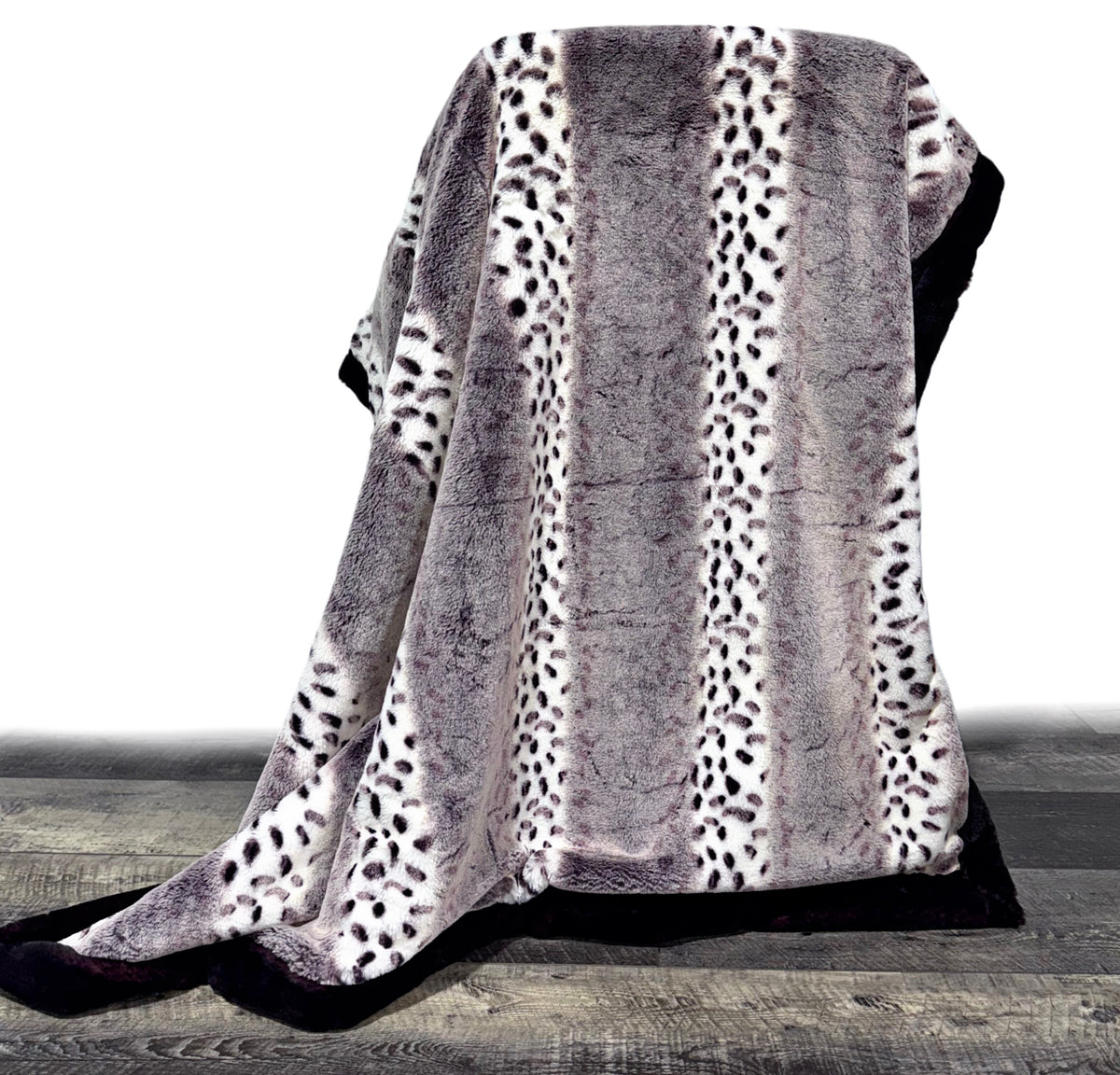Extra Luxe Baby Seal Plum Velvet + Alaskan Bunny Berry XL Adult Size