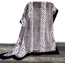 Load image into Gallery viewer, Extra Luxe Baby Seal Plum Velvet + Alaskan Bunny Berry XL Adult Size