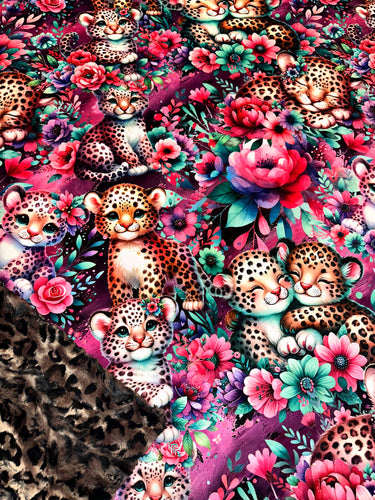 Floral Cats XL Adult Size