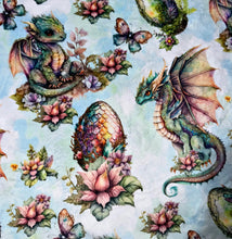 Load image into Gallery viewer, Floral Dragons XL Adult Size