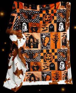 Haunted Faux Quilt XL Adult Size