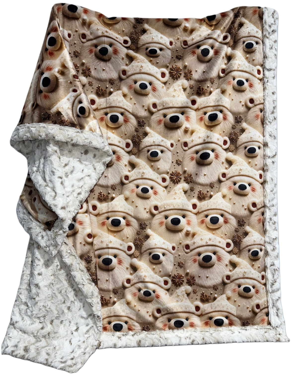 Fancy Polar Bears XL Adult Size