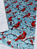Snowy Cardinals  XL Adult Size
