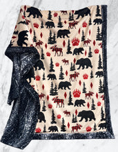 Load image into Gallery viewer, Plaid Moose + Black Bear XL Adult Size