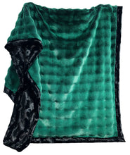 Load image into Gallery viewer, Extra Luxe Frosted Powder Puff Everglade + Caviar Hide XL Adult Size