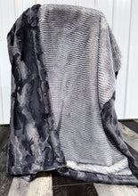 Load image into Gallery viewer, Extra Luxe Tinsel Arctic Owl + Charcoal Hide XL Adult Size