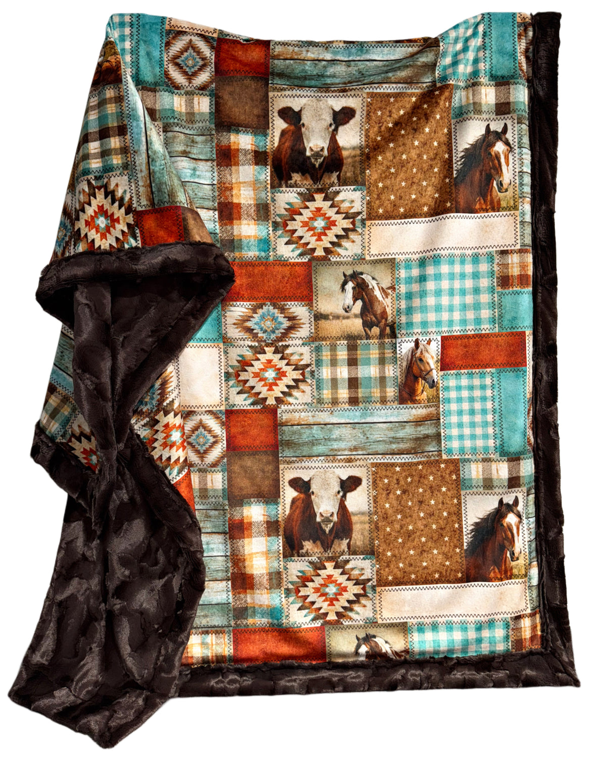 Ranch Faux Quilt XL Adult Size