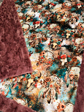 Load image into Gallery viewer, Floral Boho Dreamcatcher Skulls XL Adult Size