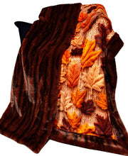 Load image into Gallery viewer, Extra Luxe Autumn Nube + Sweater Knit Leaves Xl Adult