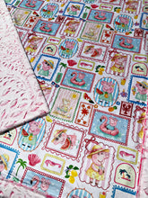 Load image into Gallery viewer, Pink Piggies Throw Size