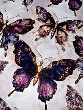Load image into Gallery viewer, Purple Glass Butterflies XL Adult Size