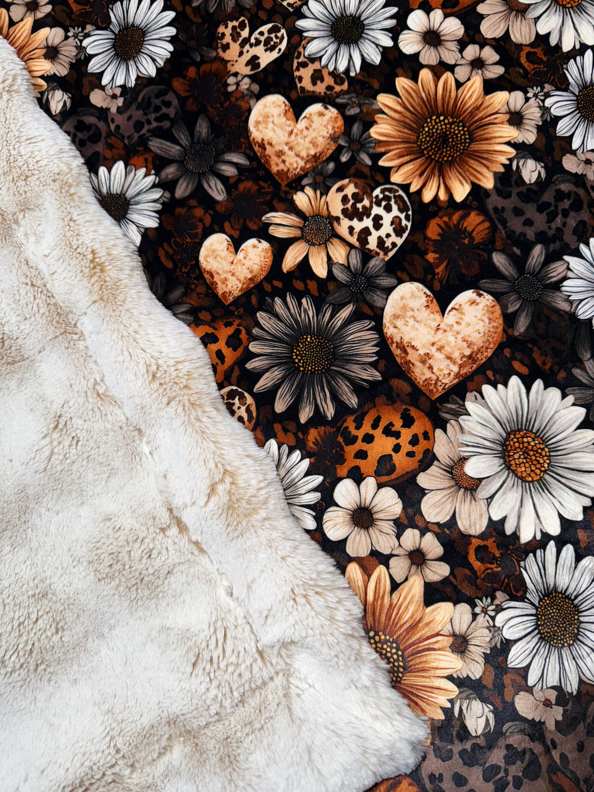 Extra Luxe Frosted Sand Dollar Poppy + Wild Hearts XL Adult Size