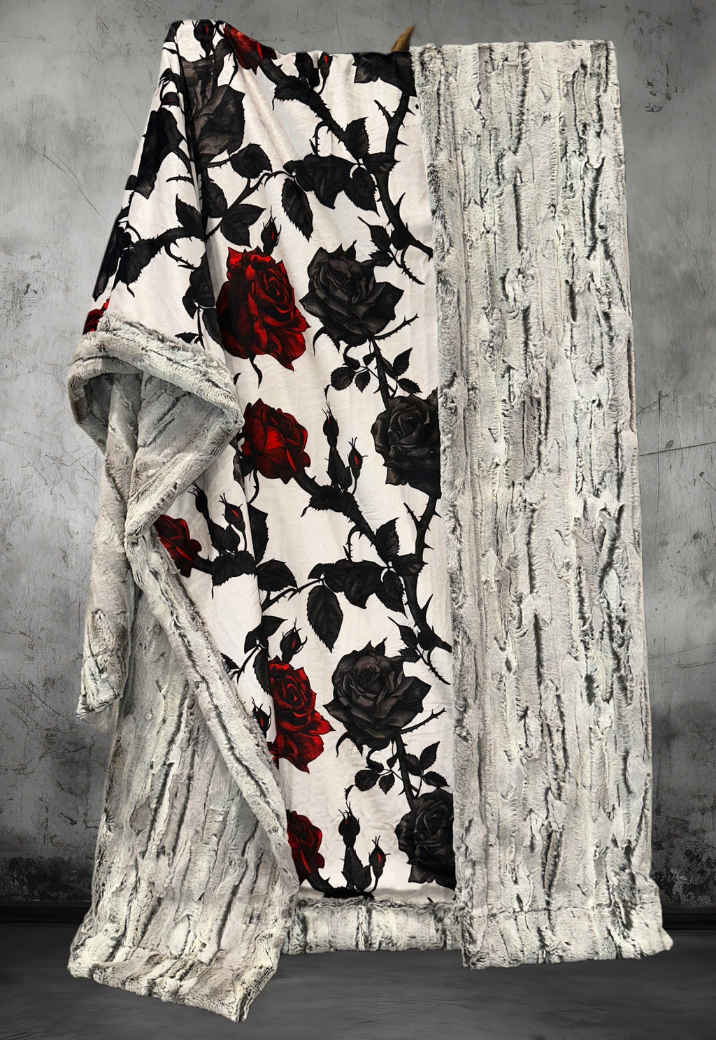 Black Red Roses XL Adult Size