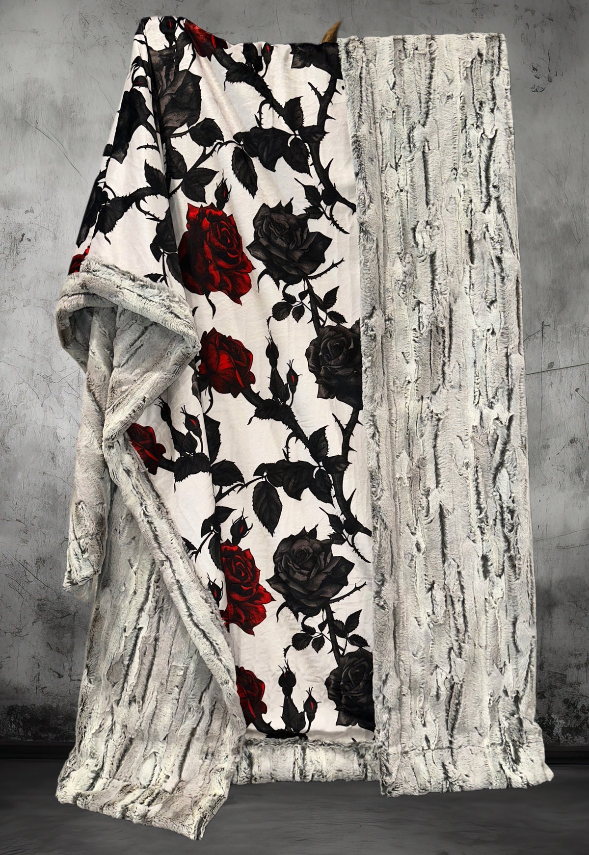 Black Red Roses XL Adult Size