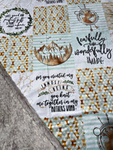 Load image into Gallery viewer, Fearfully Wonderfully Made Throw Size
