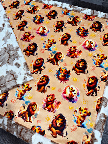 Lion Throw Size