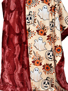 Fall Harvest Ghosts XL Adult Size