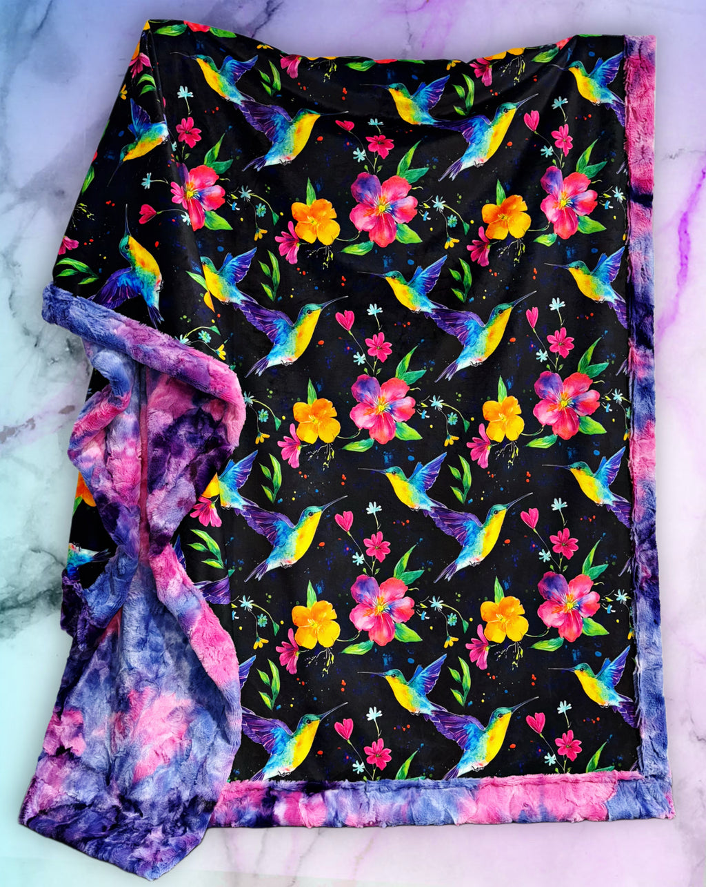 Colorful Hummingbirds XL Adult Size