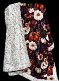 Pretty Floral Pumpkins XL Adult Size