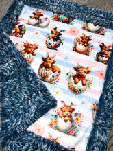 Load image into Gallery viewer, Highland Cow Easter Eggs Lovey Size