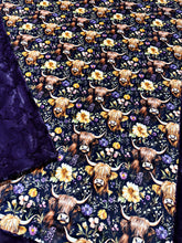 Load image into Gallery viewer, PREORDER Violet Highland Cows XL Adult Size