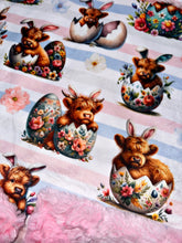 Load image into Gallery viewer, Highland Cow Easter Eggs Lovey Size