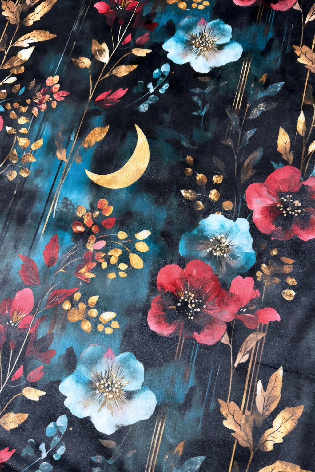 Dark Floral Moon XL Adult Size