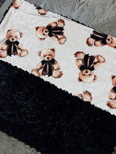 Load image into Gallery viewer, Velvet Bow Teddy Bears Baby Size