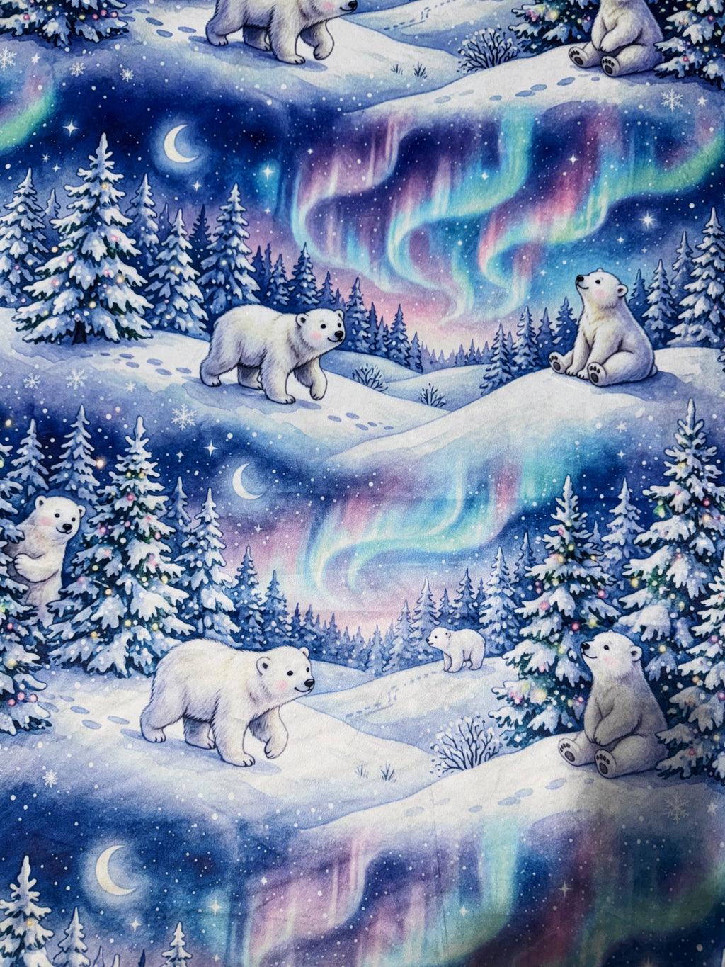 Polar Bear Northern Lights XL Adult Size
