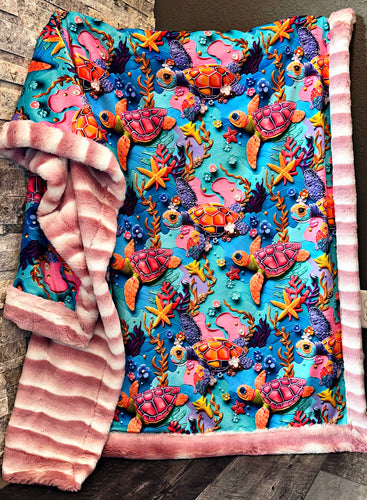 Extra Luxe Sea Turtles XL Adult Size