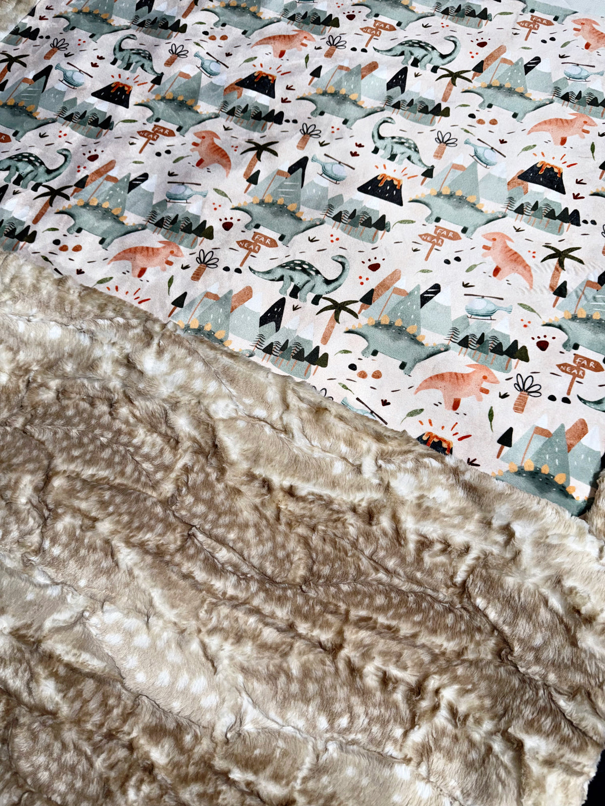 Cute Dino XL Crib Size