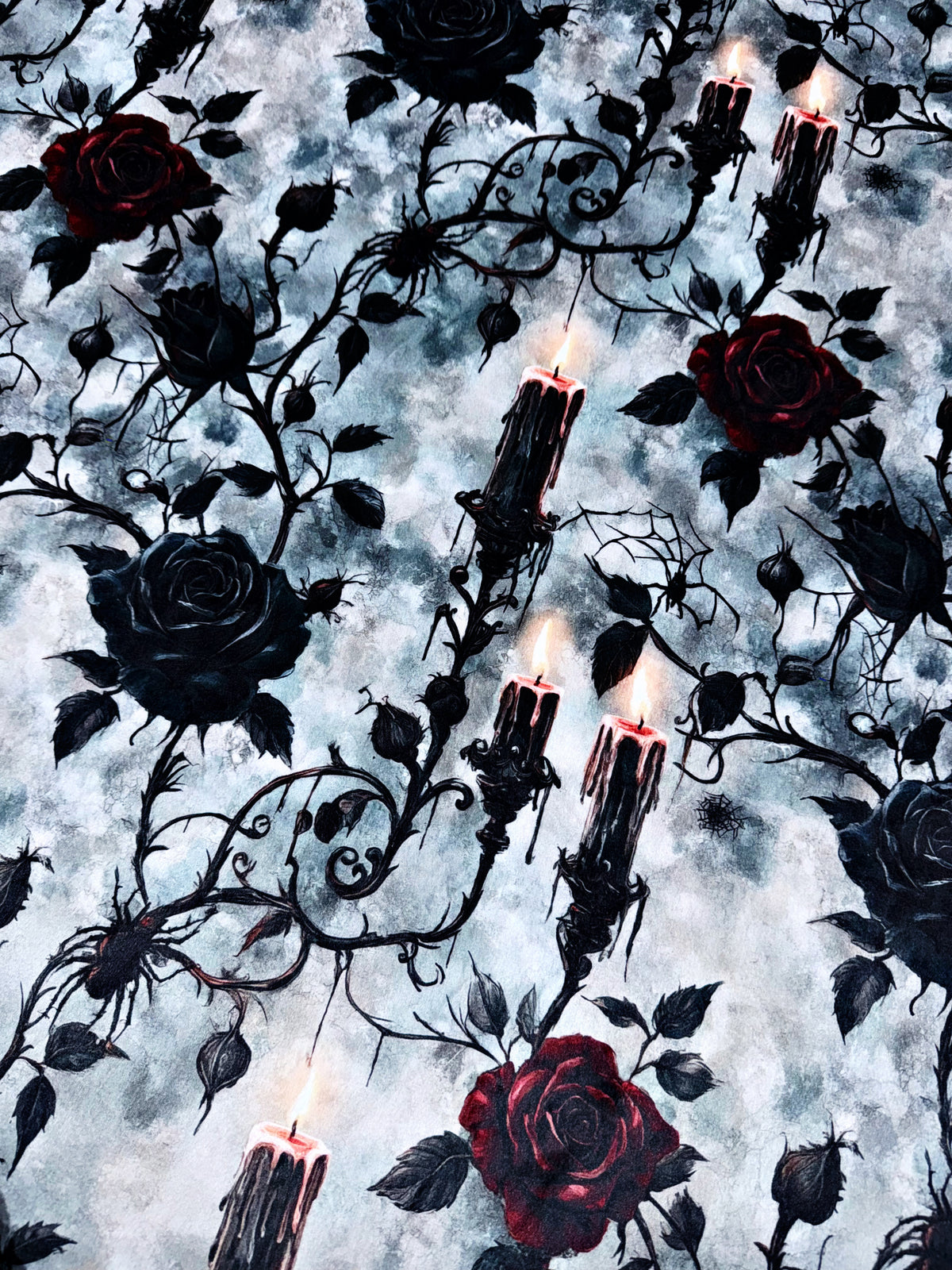 Candle Lit Roses XL Adult Size
